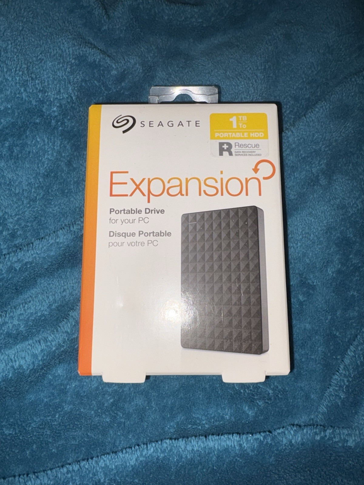 New in Box Seagate Expansion Portable Hard Drive 1 TB USB External HDD PC Black 