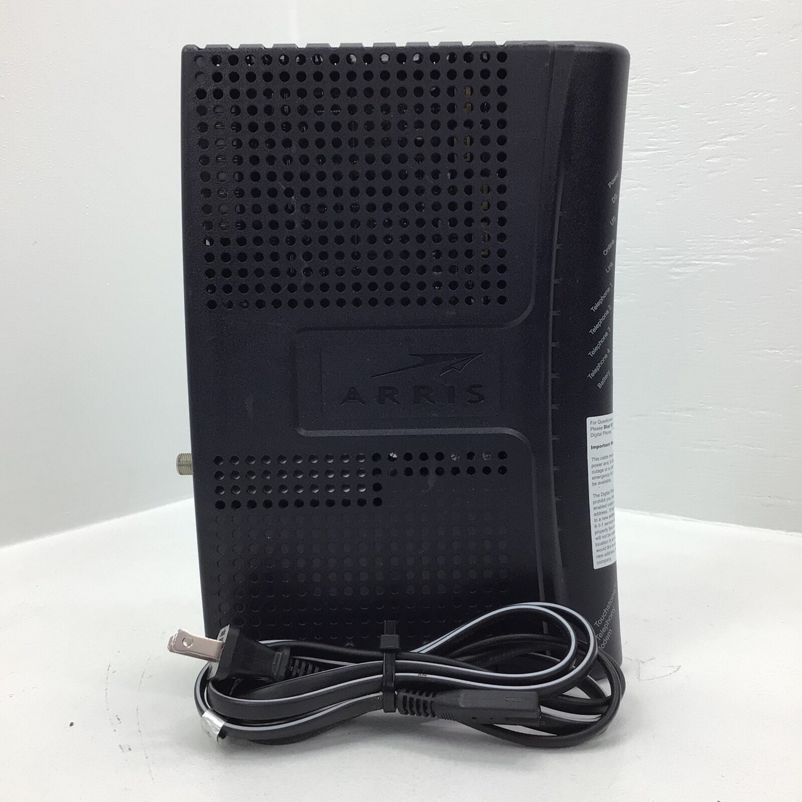 ARRIS TM604G Cable Touchstone Telephony Modem - Model TM604G/CT L1-11