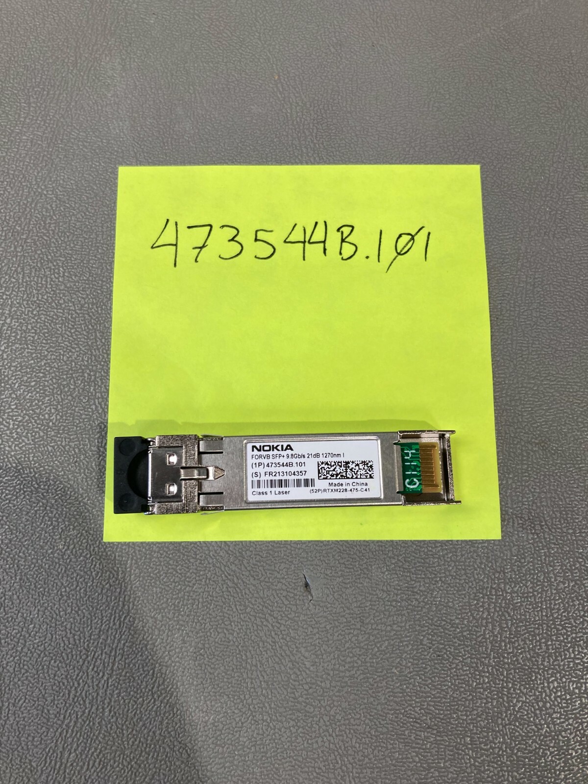 NOKIA FORVB 9.8G SFP+ 21DB 1330NM 1 473544B.101 RTXM228-475-C41