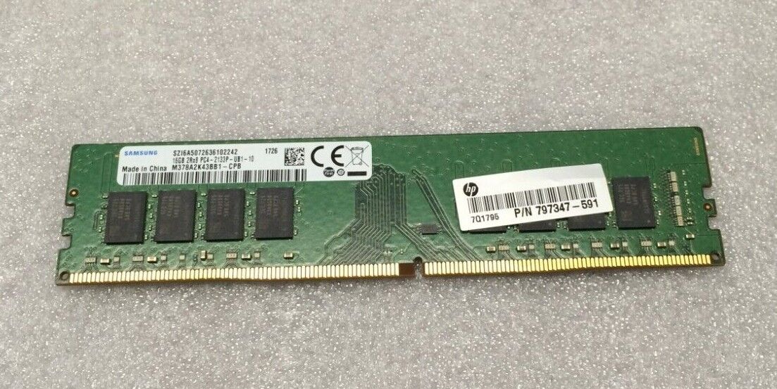 SK hynix/Samsung 1X16GB 2RX8 DDR4/PC4-2133P Desktop/PC Memory/RAM