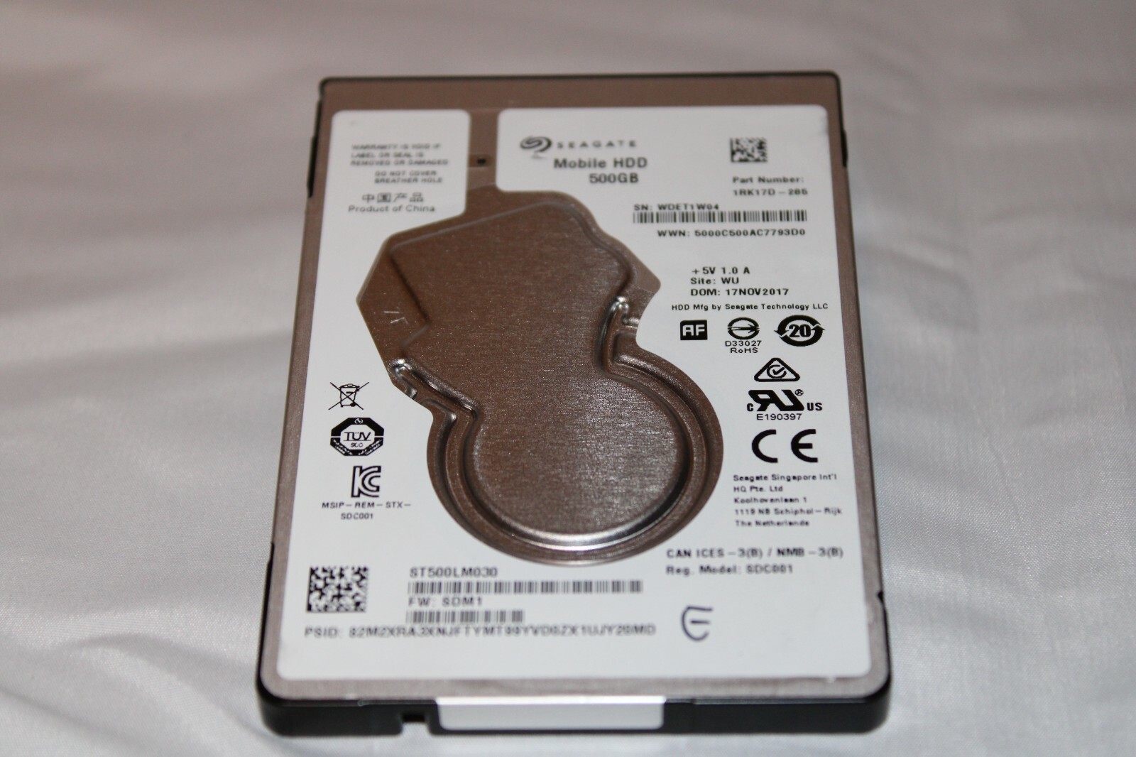 Seagate Mobile HDD 500gb laptop hardrive