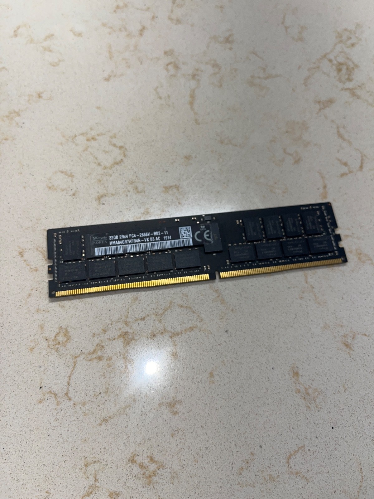 SK Hynix 32GB 2RX4 PC4-2666V DDR4 RDIMM Server Memory RAM, HMA84GR7AFR4N-VK