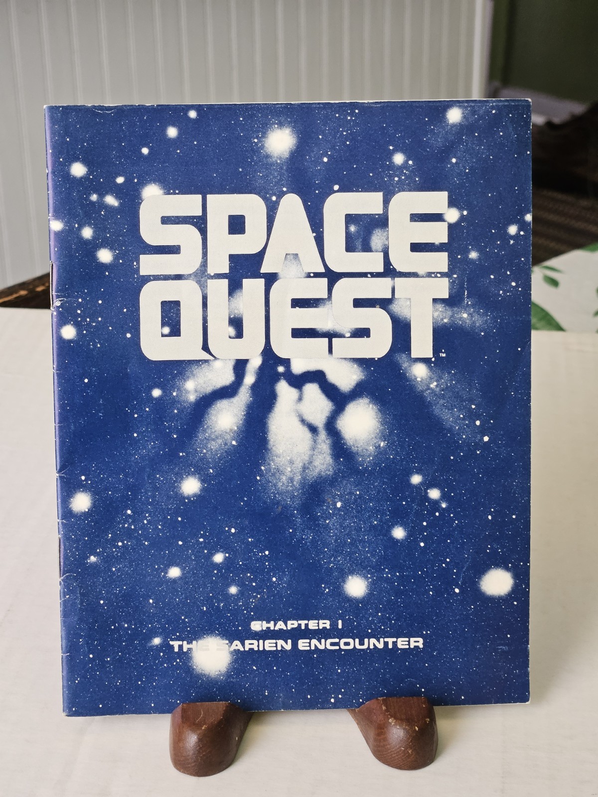 VINTAGE 1986 AUTHENTIC SPACE QUEST THE SARIEN ENCOUNTER MANUAL FOR ATARI SIERRA
