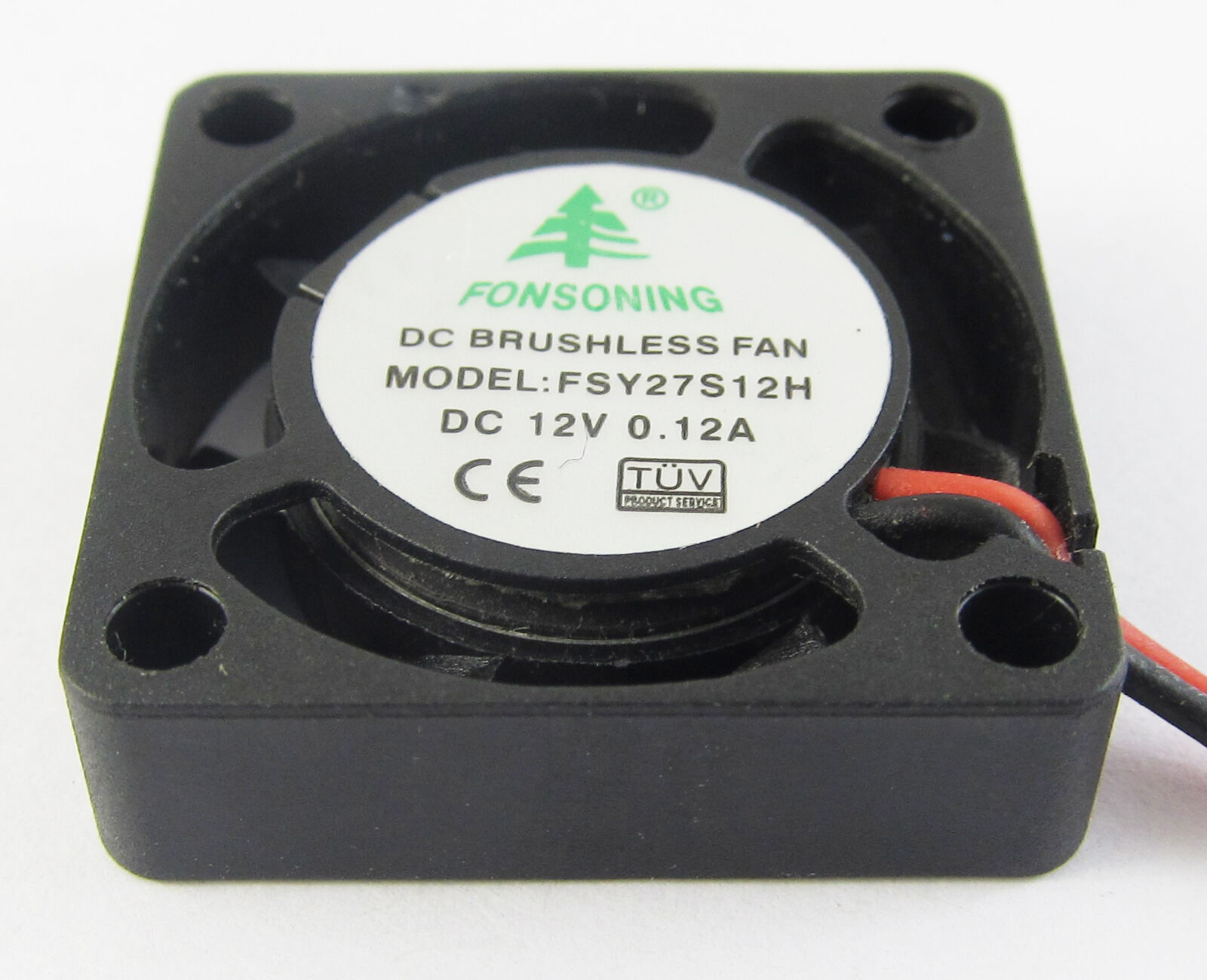 100pcs Mini Brushless DC Cooling Fan 25x25x7mm 25mm 2507 12V 0.12A 7 blades 2pin
