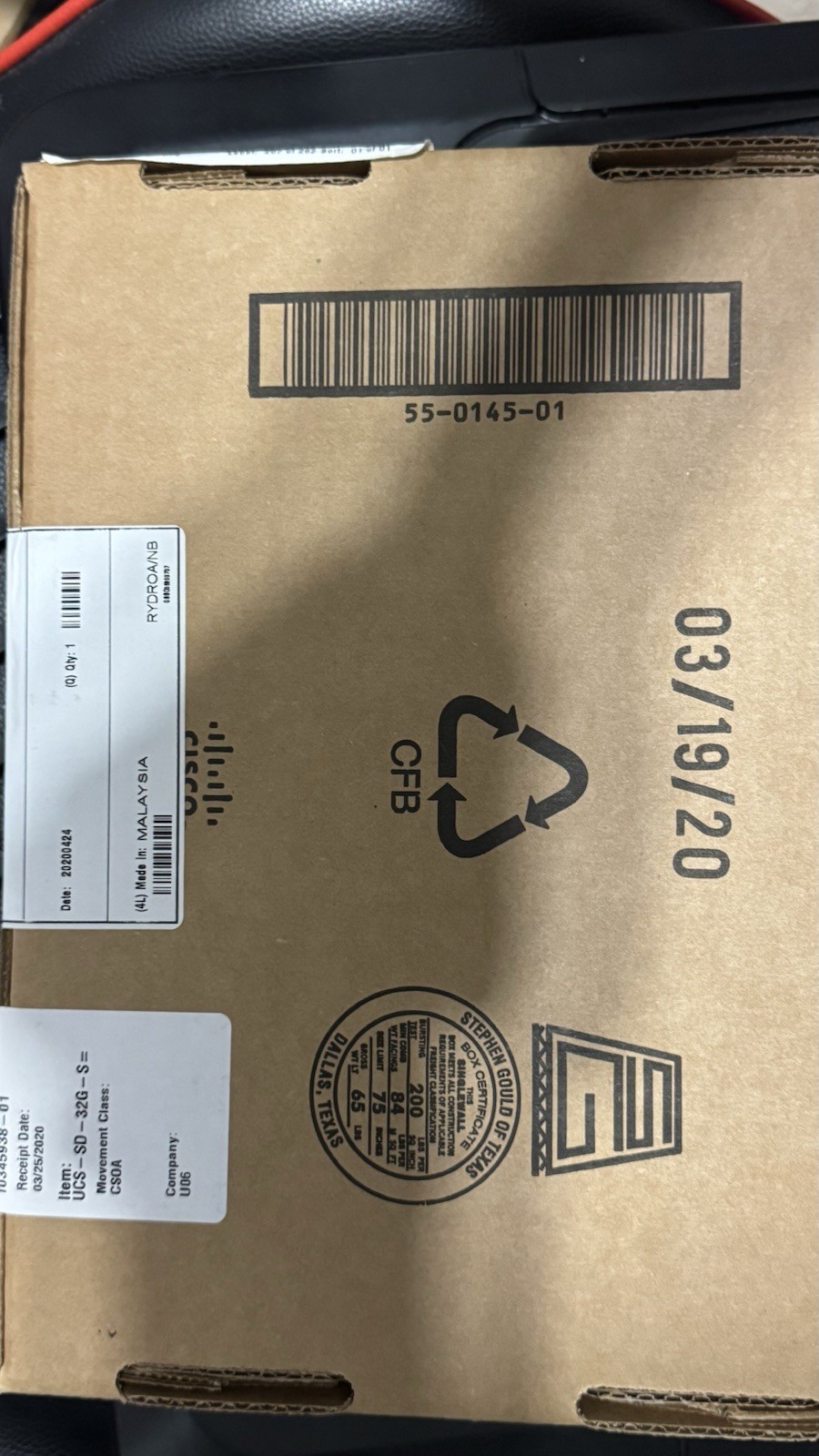 New sealed GENUINE Cisco UCS UCS-SD-32G-S 32GB SD Flash Memory Card