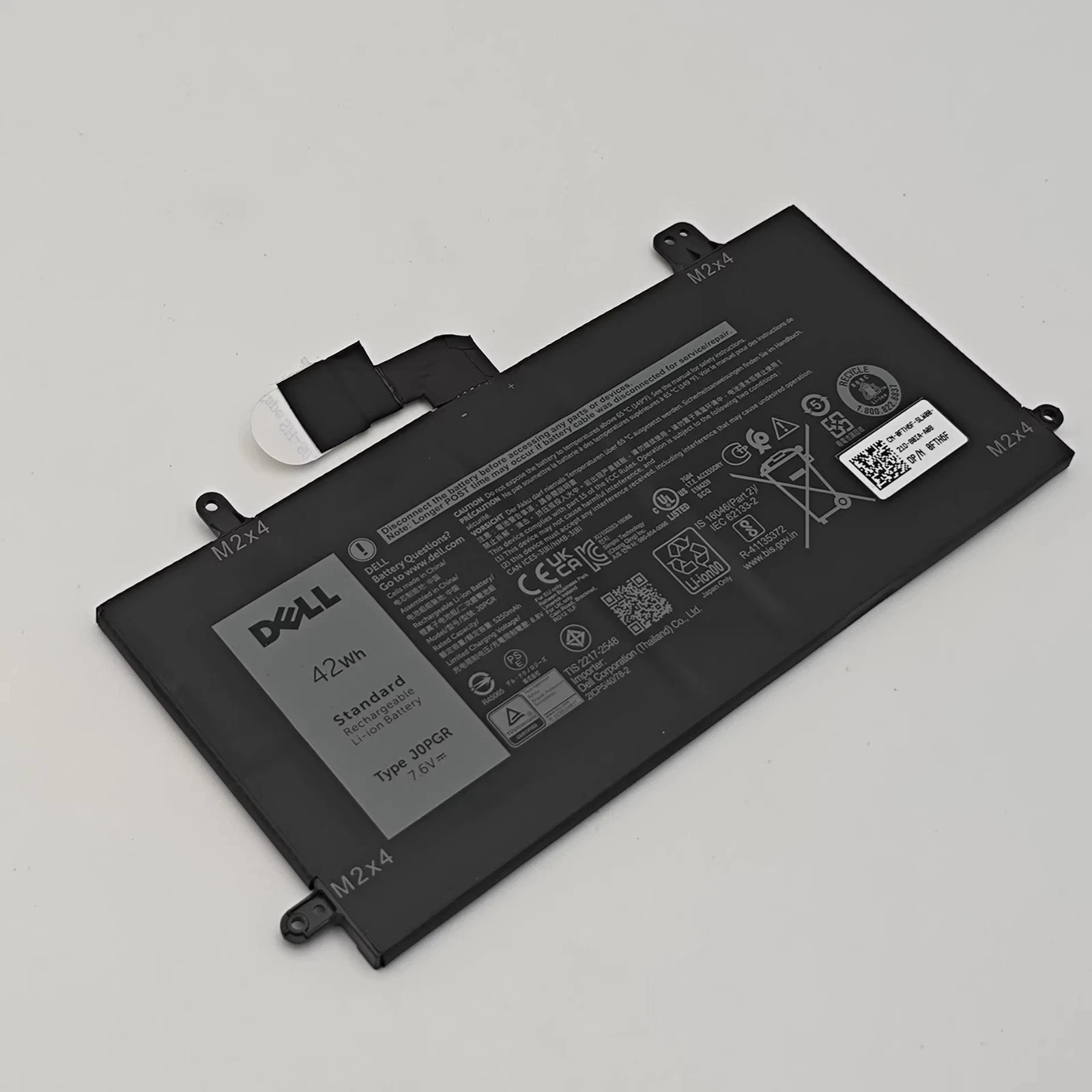New Genuine J0PGR Battery For Dell Latitude 5285 5290 2-in-1 Series FTH6F 1WND8