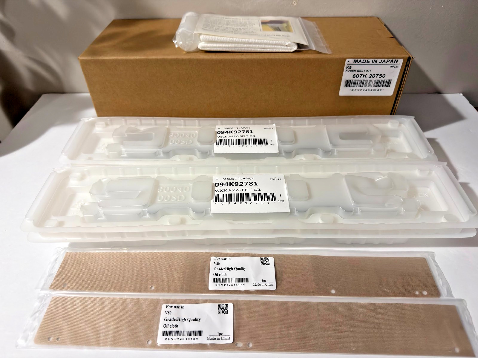 V180 Fuser Belt Advanced Rebuild Kit (w/ wicks ***MADE IN JAPAN )