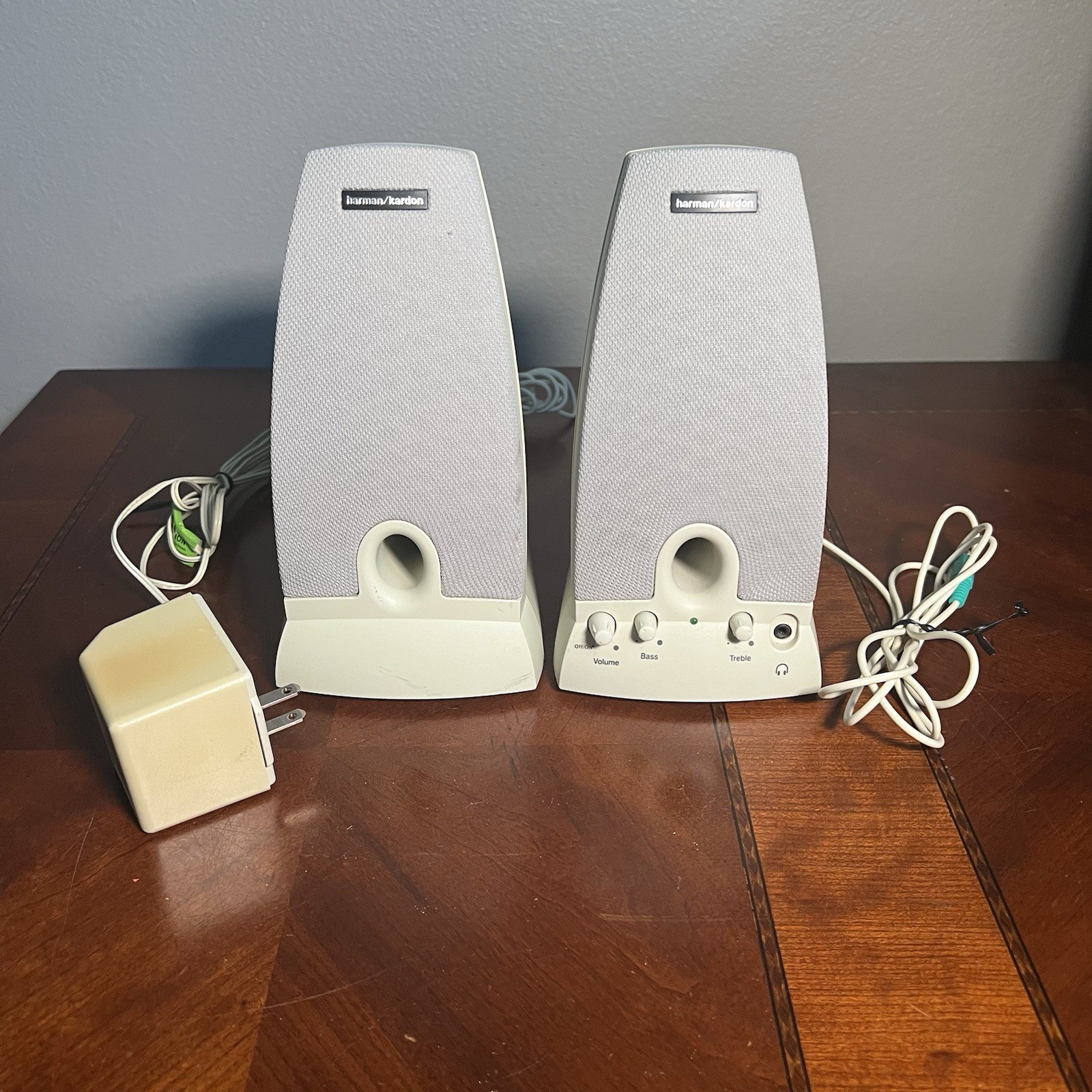 Harman Kardon HK195 Multimedia Computer Speakers Retro PC Audio Tested