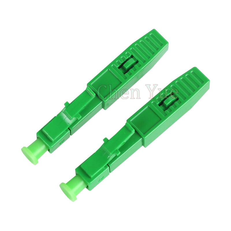 50pcs LC 0.9mm Fiber Connector Rapid FTTH LC APC Fast Connector Quick Connection