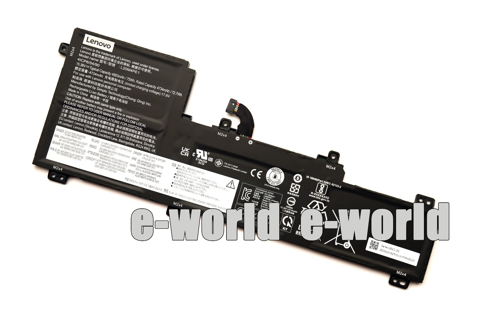 Genuine L20C4PE1 L20L4PE1 L20M4PE1 Battery For Lenovo IdeaPad 5 Pro 16ACH