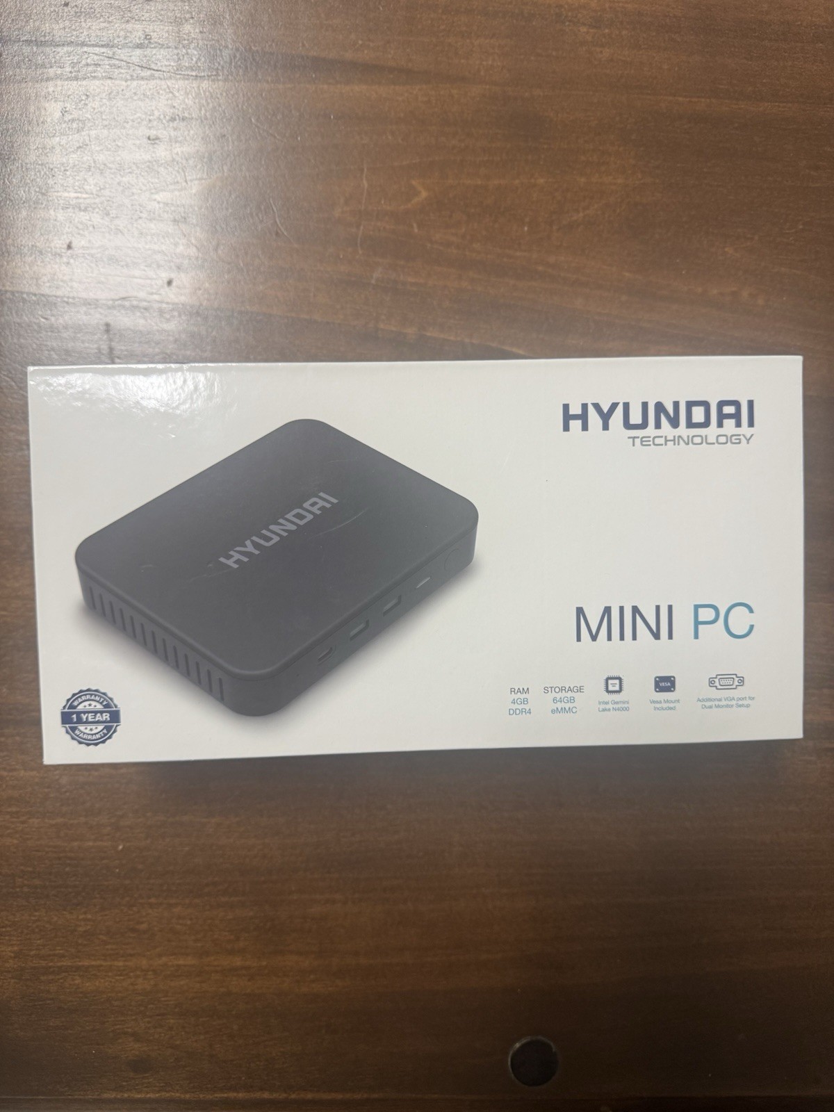 Hyundai Business Mini PC, 4GB Ram & 64GB SSD