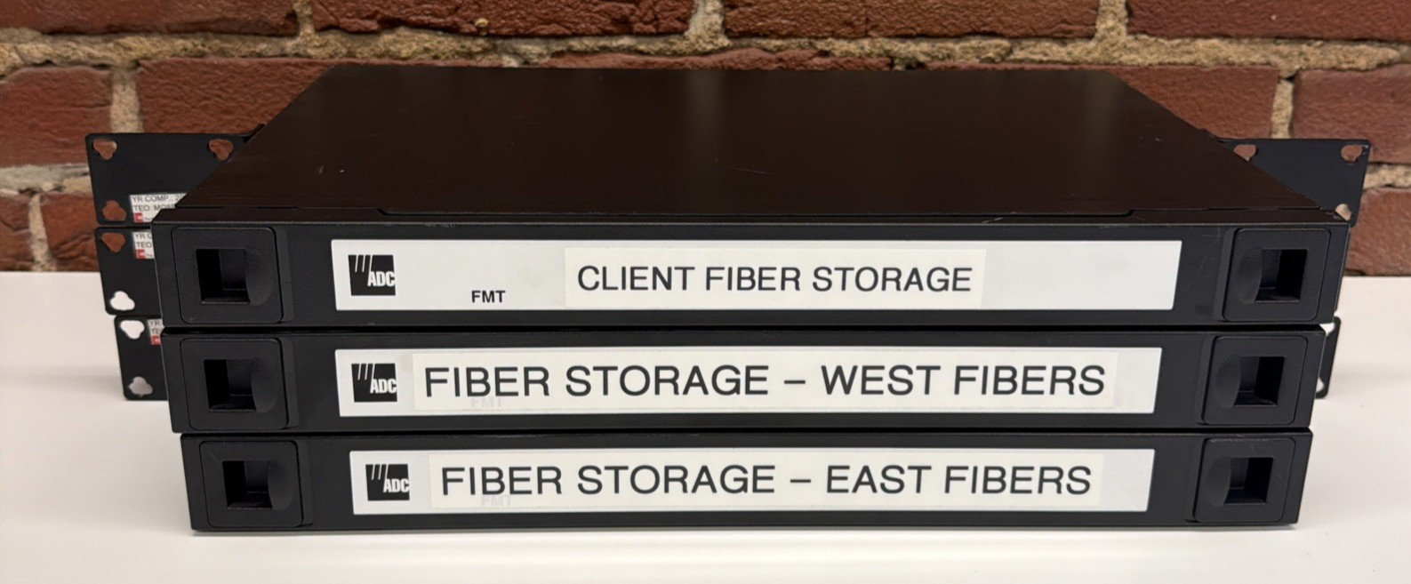 *LOT OF 3* ADC Telecommunications FMT Multimode Fiber Management Panel Trays