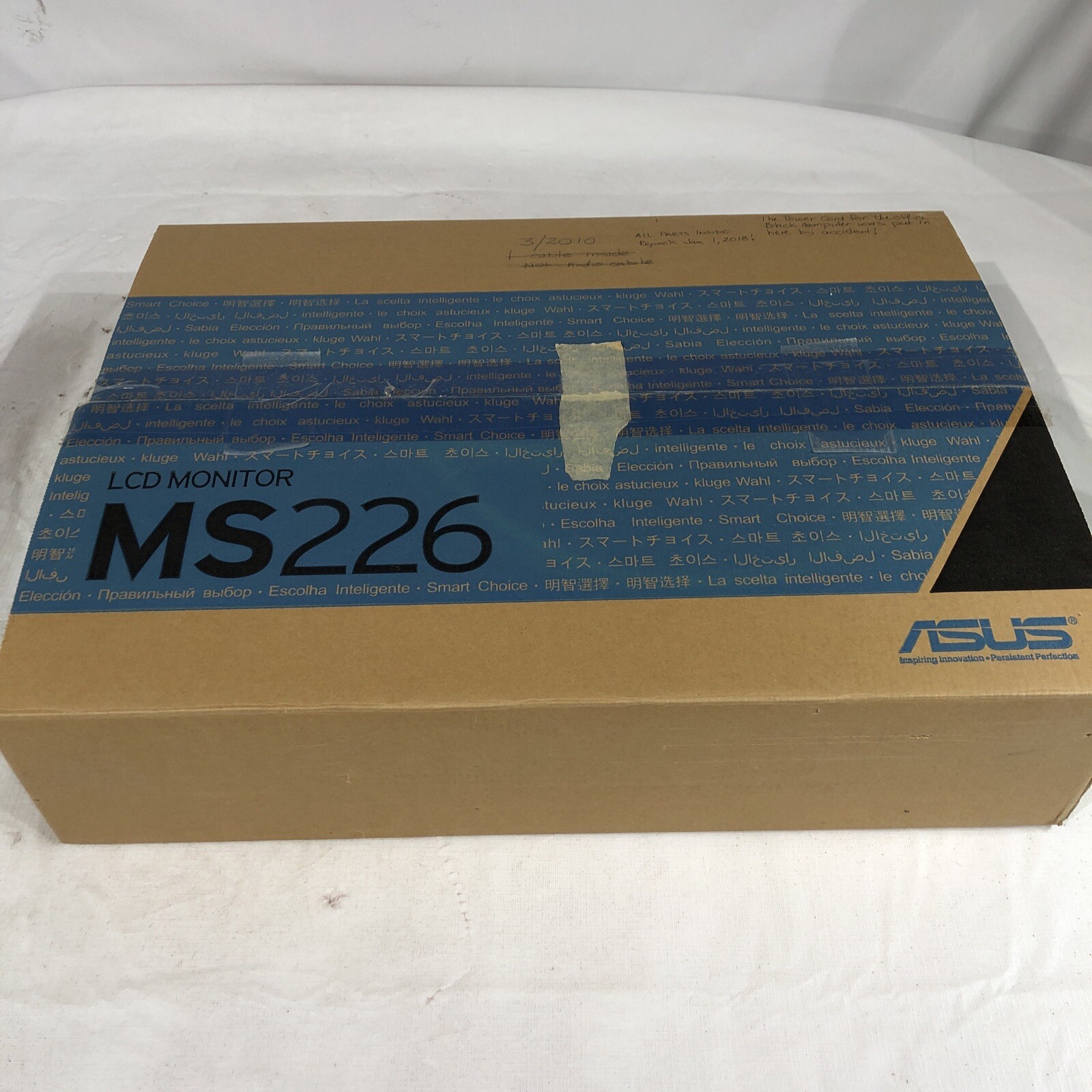 ASUS MS226 22" Widescreen LCD monitor Open Box