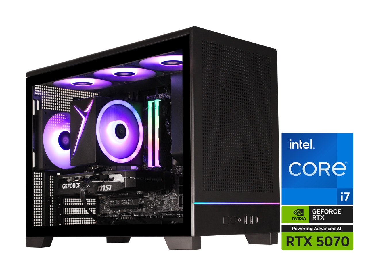 STORMCRAFT Gaming PC VIPER Intel Core i7 14700F NVIDIA GeForce RTX 5070 - AI Pow