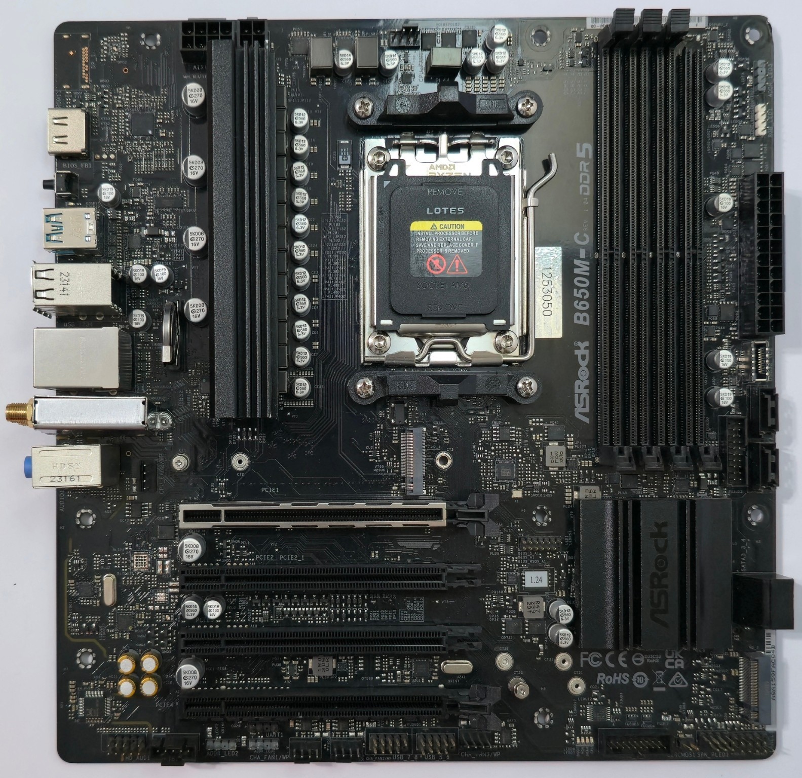 ASRock B650M-C Micro ATX Motherboard AMD Socket AM5 DDR5 HDMI *Read*