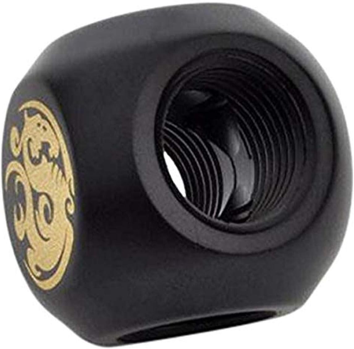 Bitspower International Adapter T-Splitter 3x G1/4-Inch IG - Carbon Black