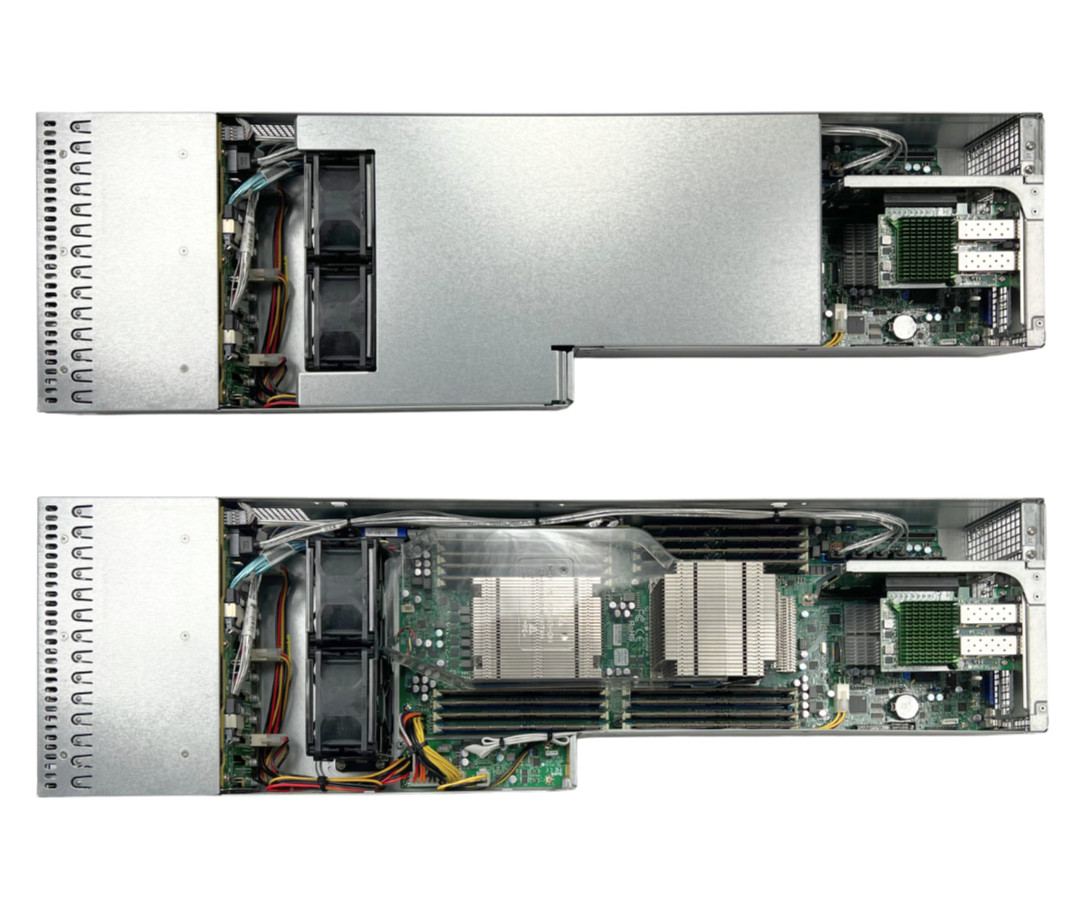 SuperMicro X9DRFR 12SFF Server Blade Node 2x Xeon E5-2650 v2, 256GB, 12x 1TB HDD