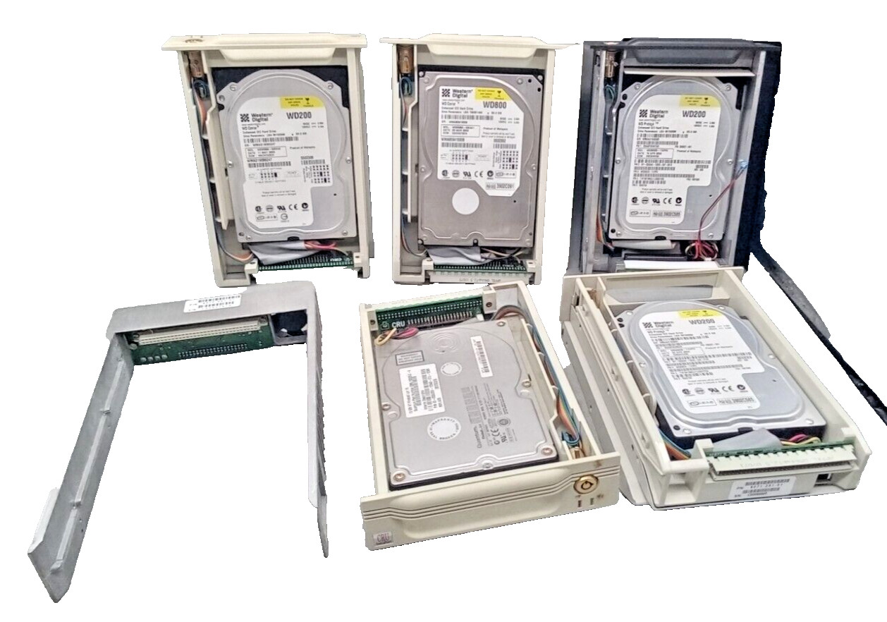 CRU DataPort  Hard Drive Hot Swap Adapter + 5 Hard Drives  15-3X-20 - 80 GB