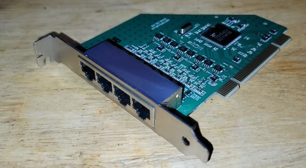 Pelco DX8100 Digital Video Recorder DVR 4-Port Ethernet Card 6870R5481AA