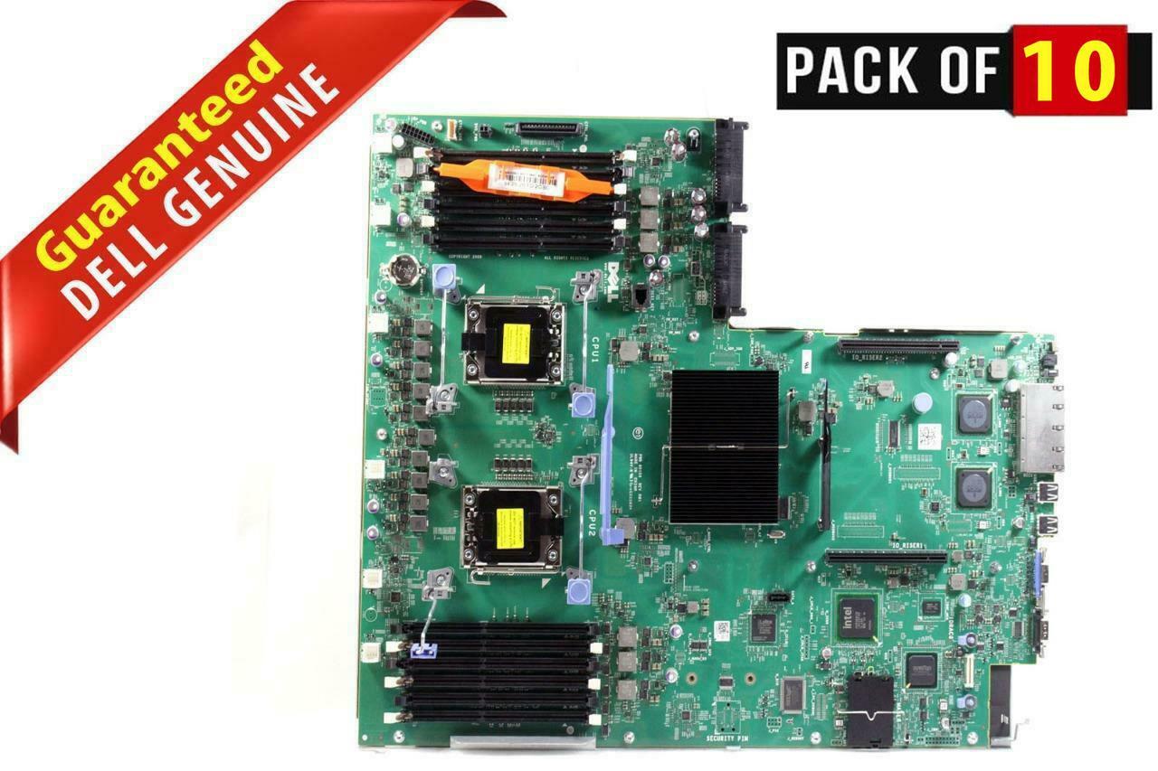 LOT x 10  Dell PowerEdge R610 Motherboard System Board 1W9FG 8GXHX P8FRD 86HF8