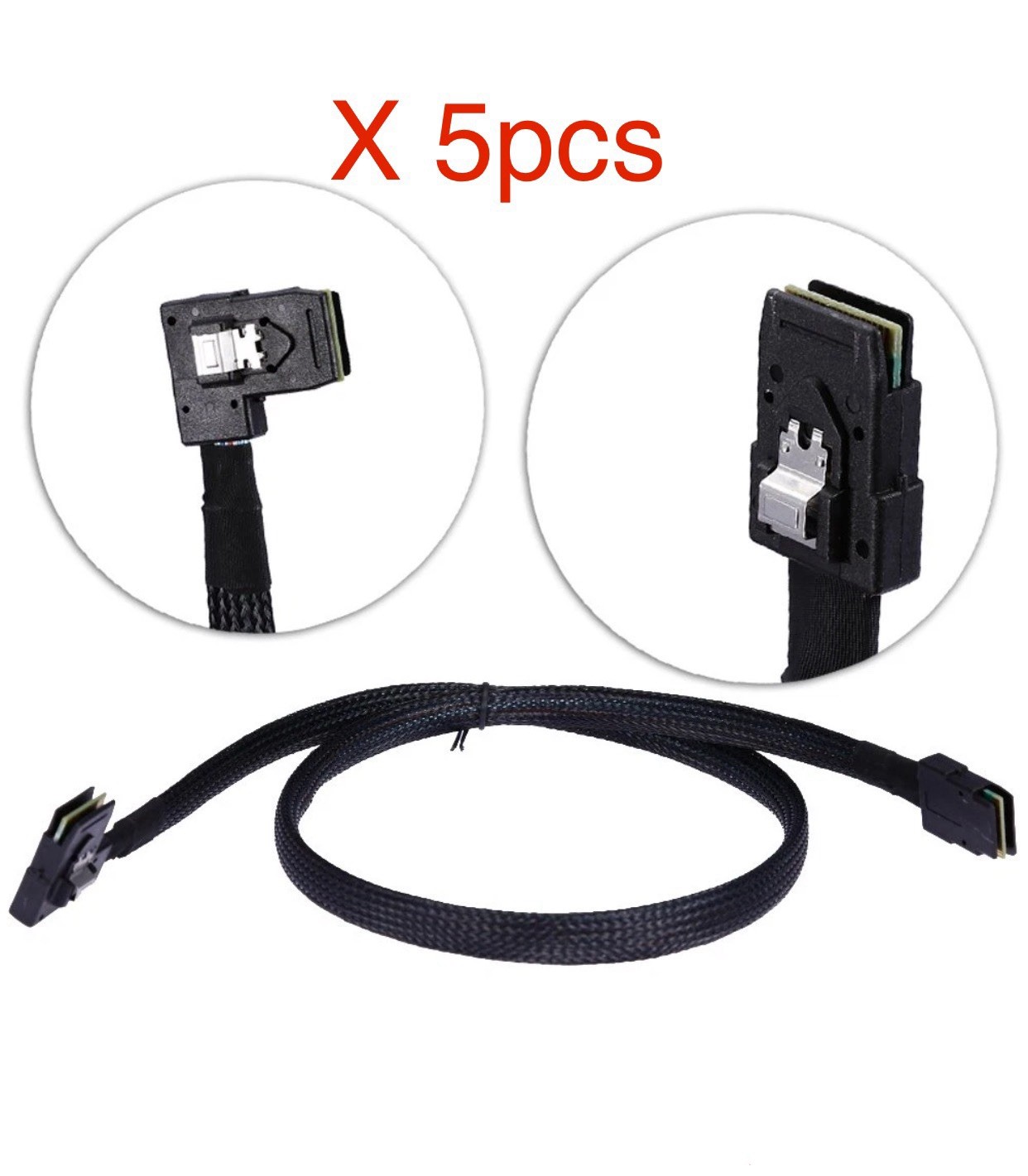 5x  SAS Cable 0M246M SAS-A SAS-B RAID Controller Dell PERC R610 R710 H700