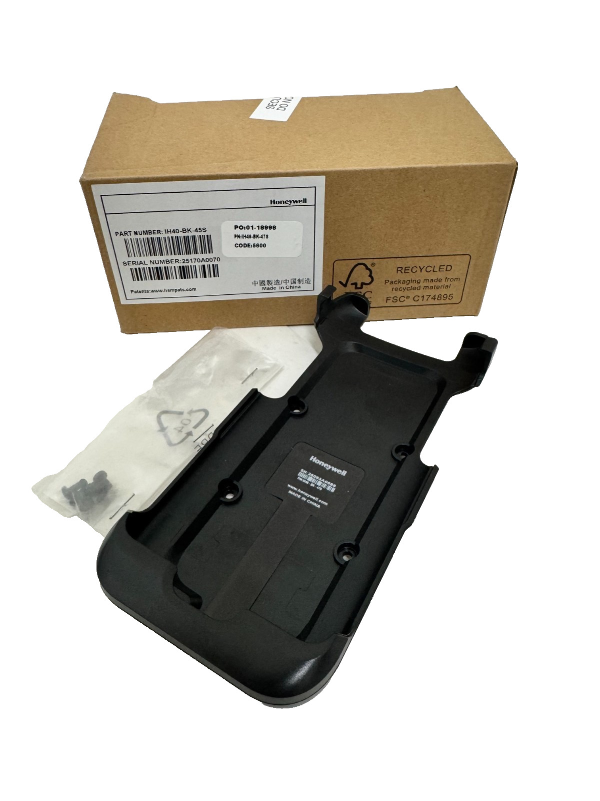 New Open Box HONEYWELL IH45-BK-47S Bracket