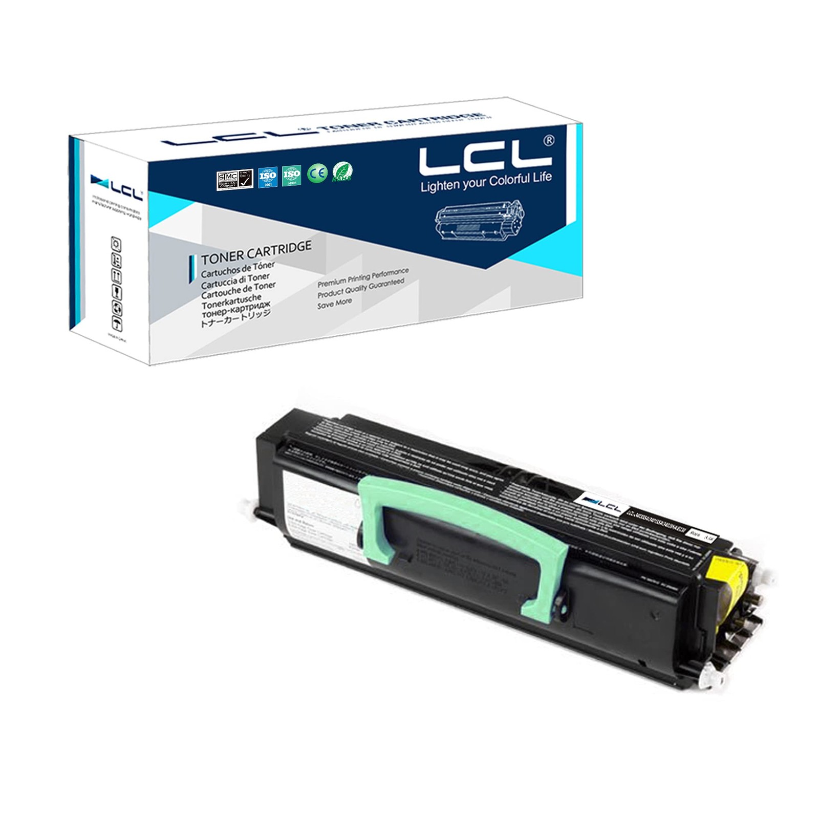 LCL Compatible Toner Cartridge for Lexmark E230 E330 E340 E232 E234 E240 (1K)