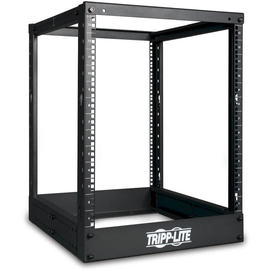 Tripp Lite 13U 4-Post Open Frame Rack Cabinet Square Holes - 1000lb Capacity
