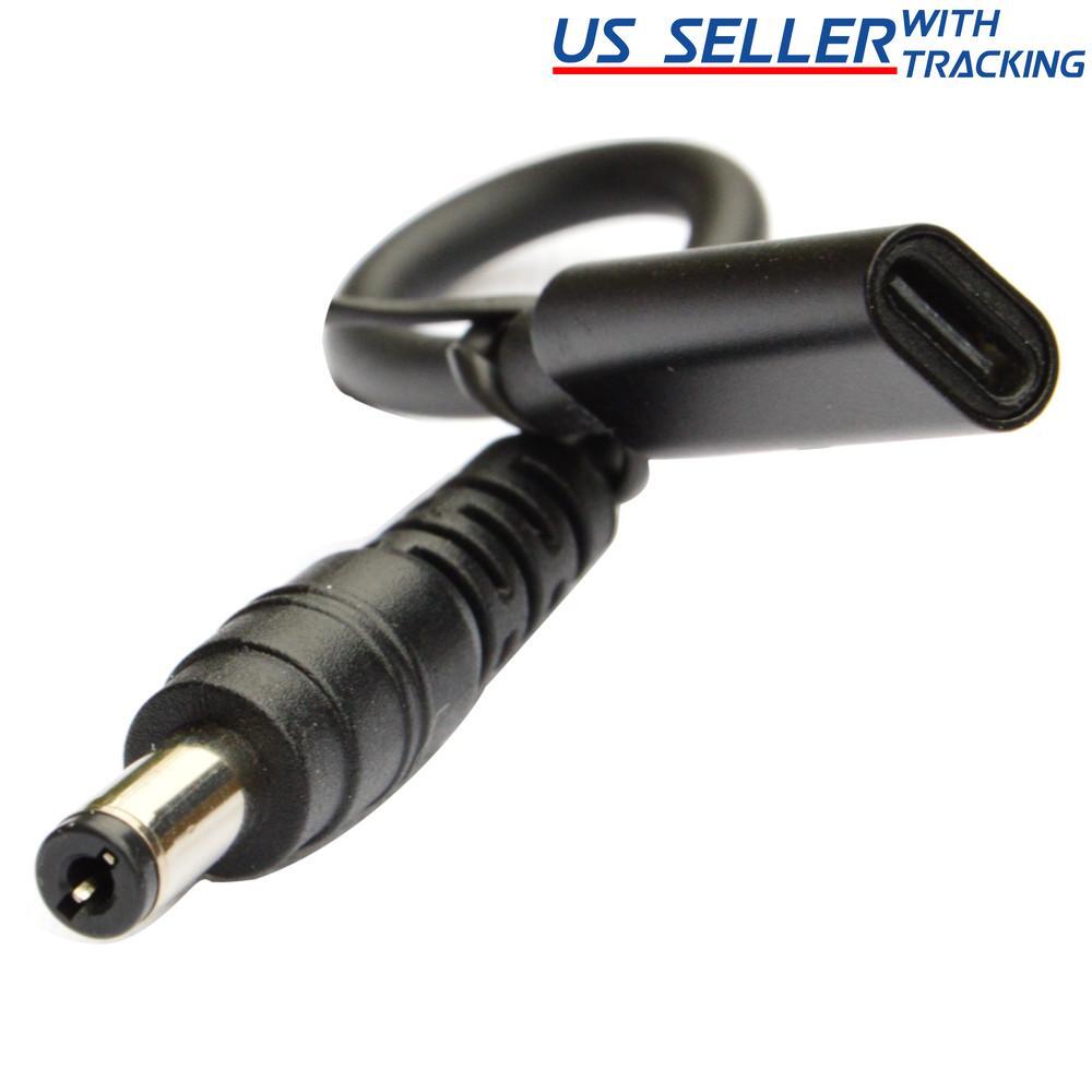 USB-C Female to 20V DC 5.5x2.1mm Power Charge PD Trigger Type C Adapter Cable