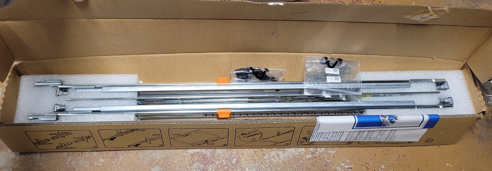 NEW Dell PowerEdge R310 R410 R415 Server 0P8N8P P8N8P 1U Sliding Ready Rails