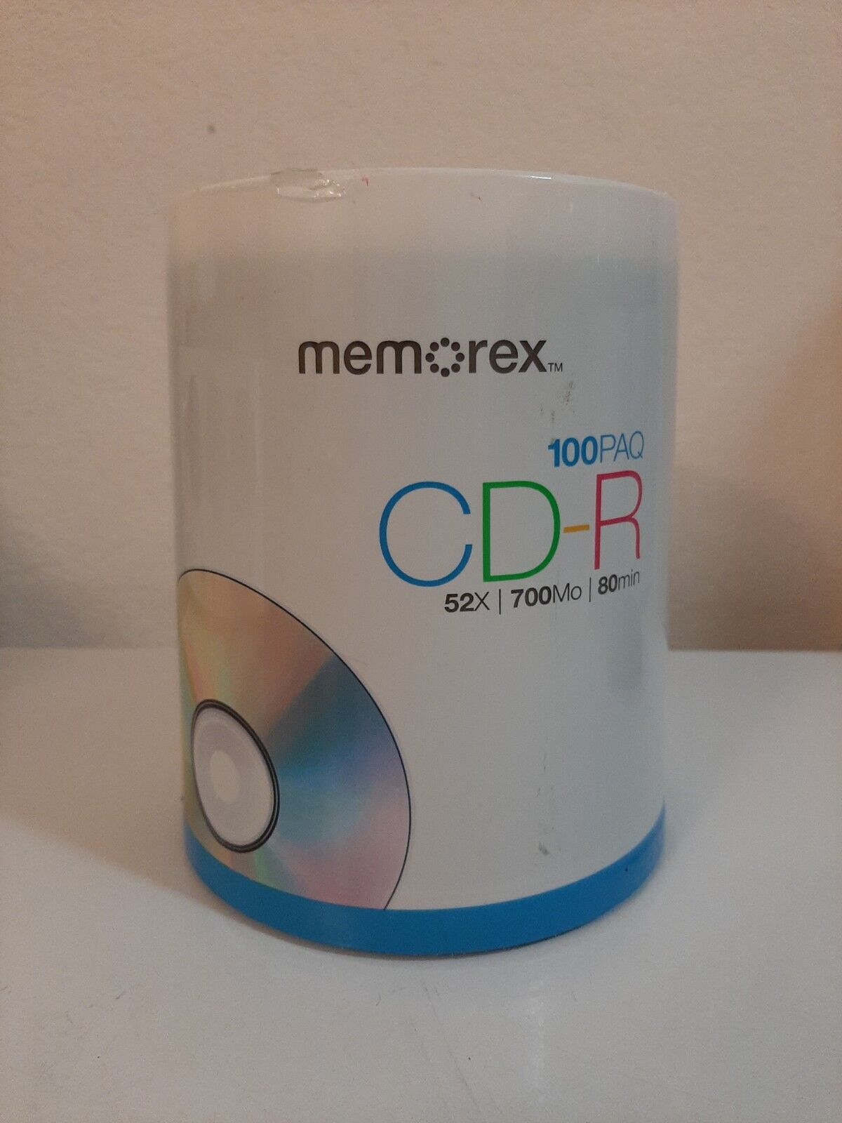 Memorex Large 100 Pack CD-R NEW and SEALED 52x 700Mo 80min Plastic Holder SALE