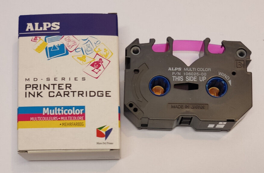 5x ALPS MD ink cassette ribbon MULTICOLOR 106025-025 for MD2000 2010 2300 4000