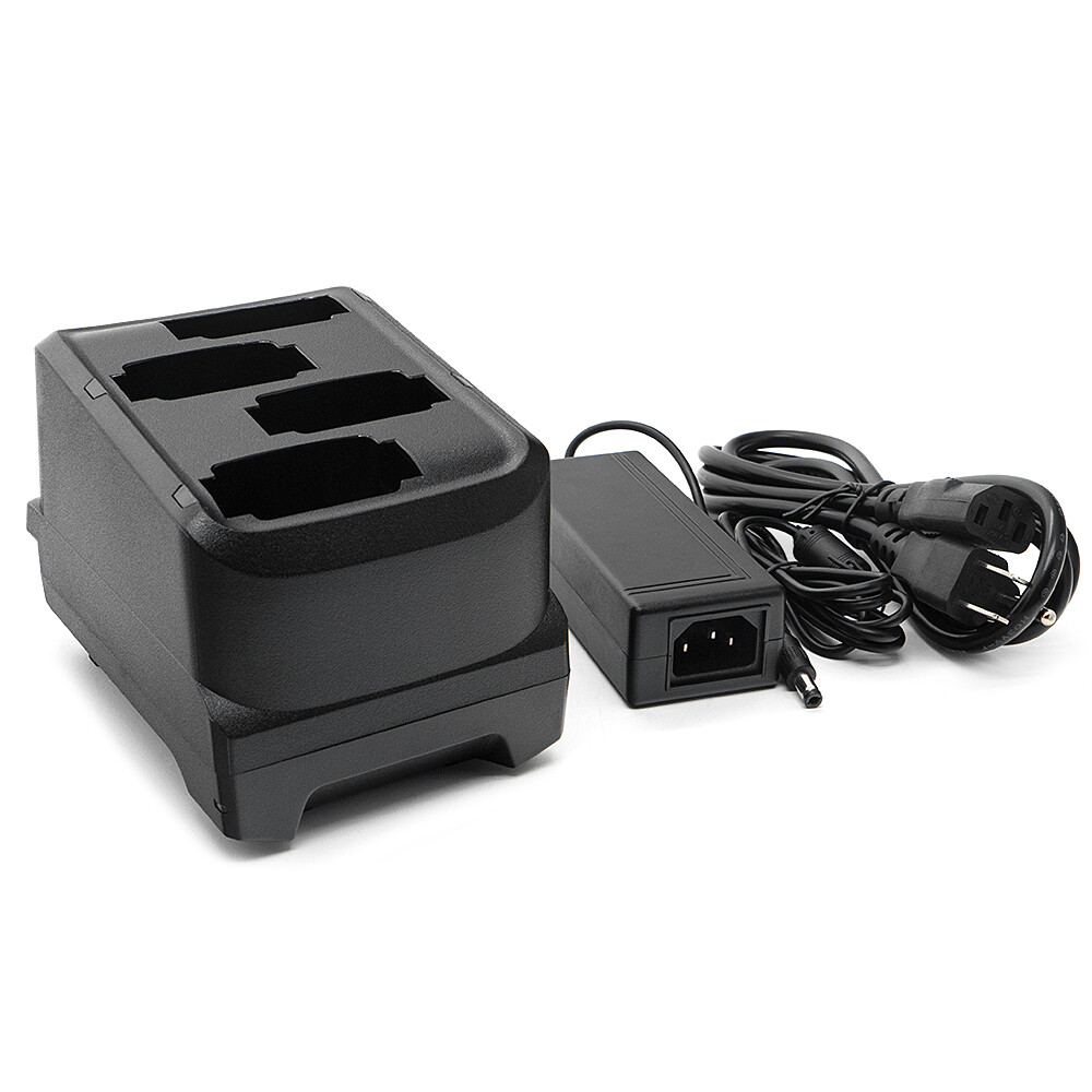 NEW 4-Slot Battery Charger Cradle Charging Base Kit for Zebra MC9300 MC930B 930P