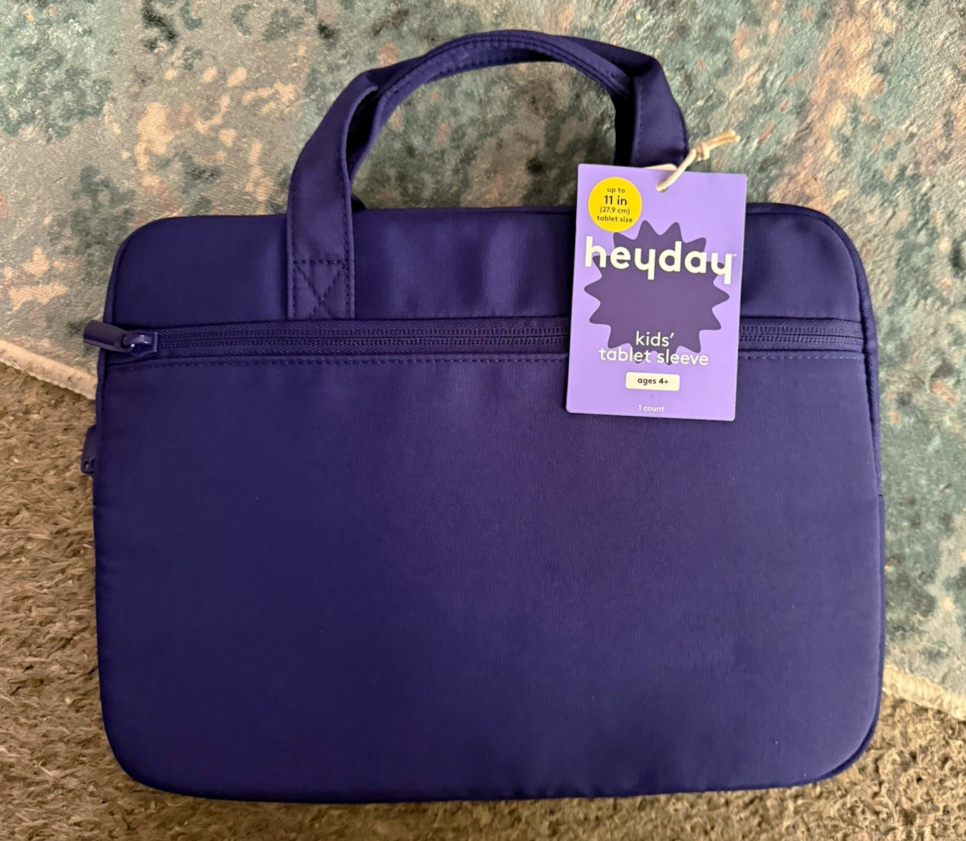 heyday Tablet Sleeve/Pouch Case, Navy Blue, Fits Up to 11 in Tablets