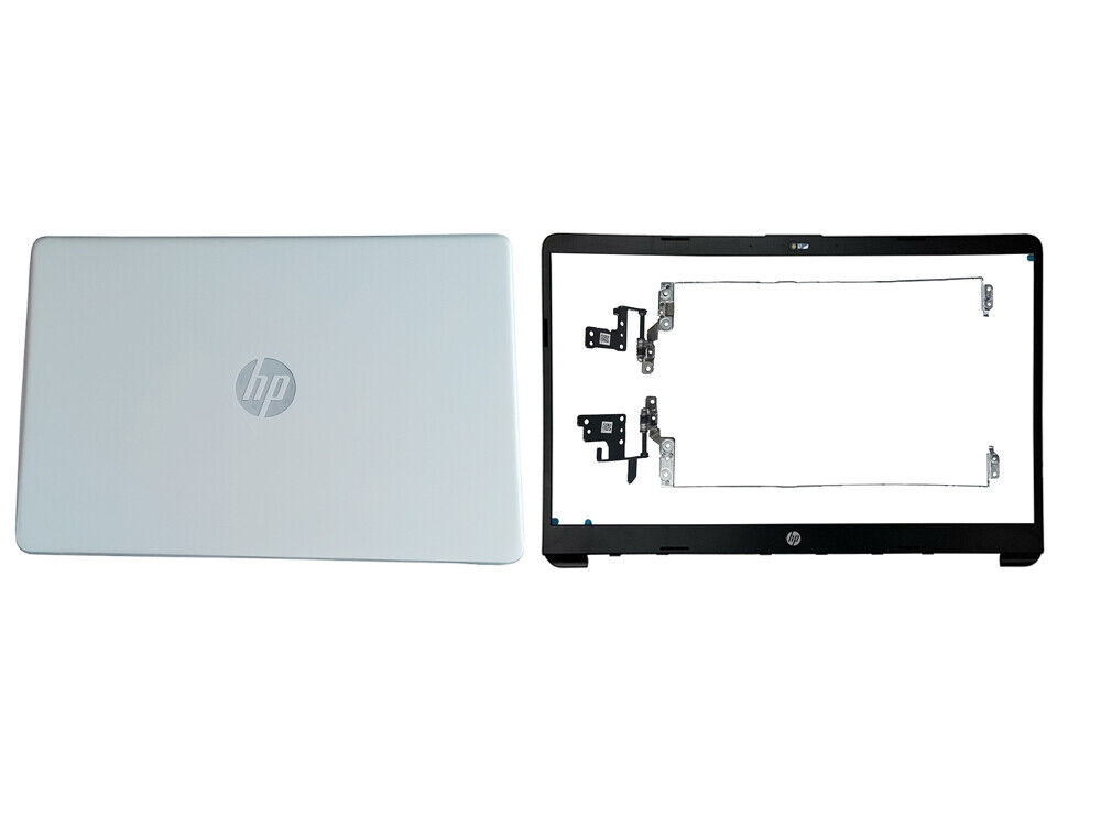 New HP 15-dw0038wm 15-dw2025cl 15-dw3015cl LCD Back Cover + Hinge + Bezel Frame