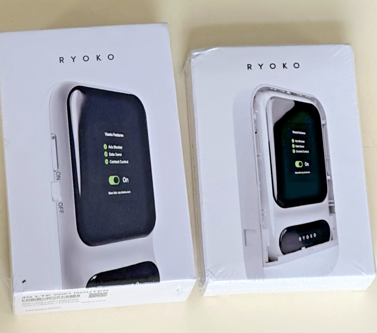 Ryoko Pro High-Speed Portable 4G LTE Wi-Fi Router & New Waterproof Case SEALED