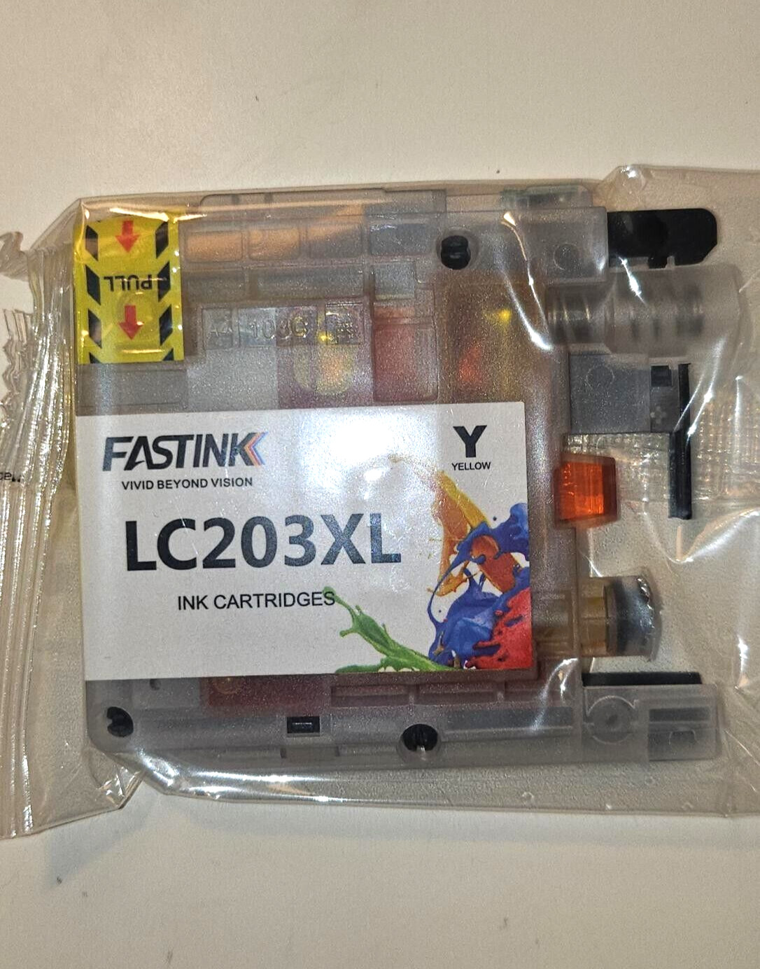 Fastink LC203 XL Yellow Ink Cartridge High Yield New And Sealed