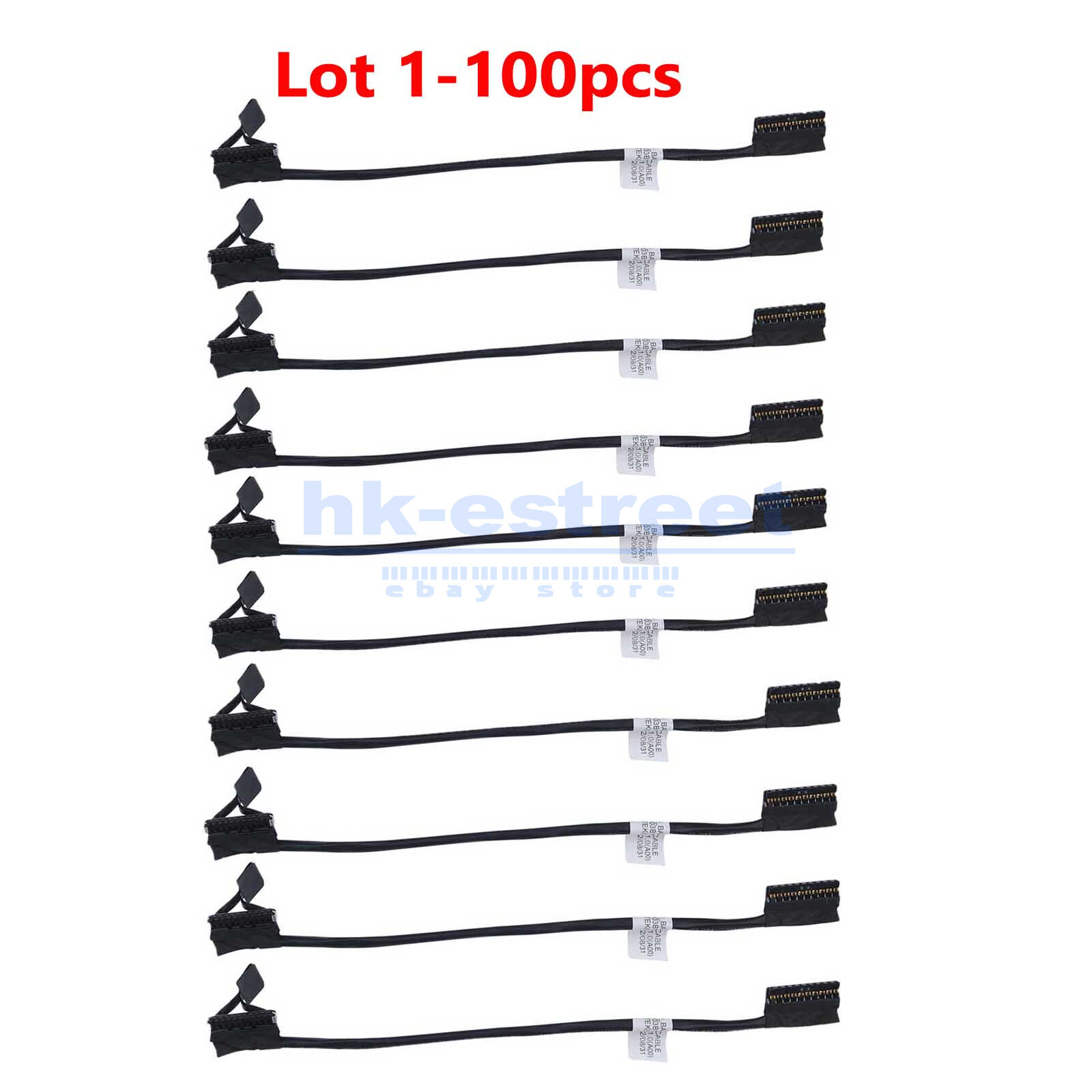 Lot EDC50 Battery Cable For Dell Latitude 5500 5501 5510 Precision 3540 058G27