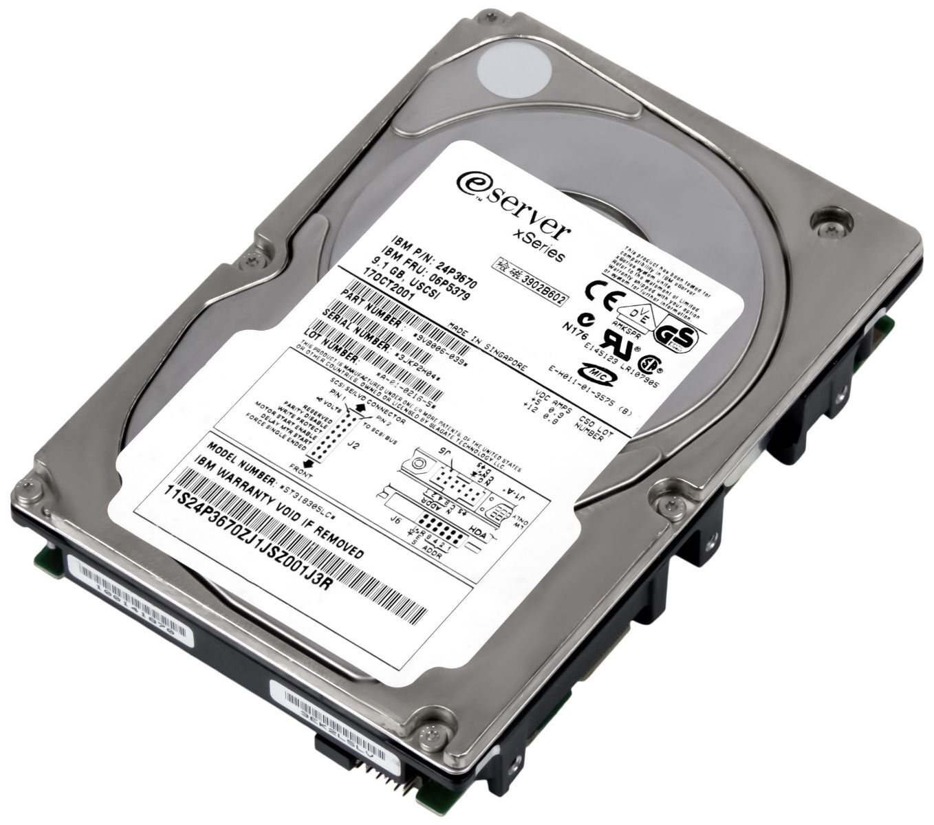 IBM 06P5379 Internal Desktop HDD 9.1GB 10K 4MB SCSI U160 3.5"
