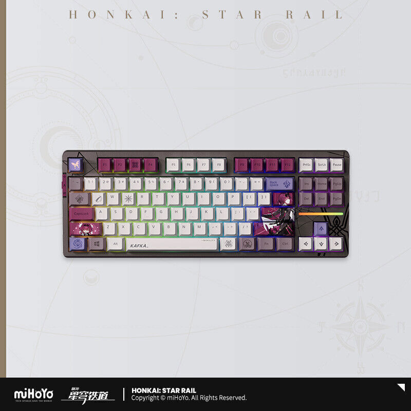 miHoYo Official Honkai Star Rail Kafka RGB Mechanical Keyboard Backlit Keypads