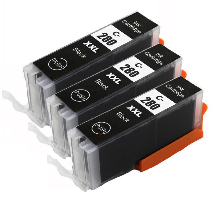 BLACK Ink Cartridges Compatible for PGI-280XXL PGBK Canon TR8620A TR8622A TS702A
