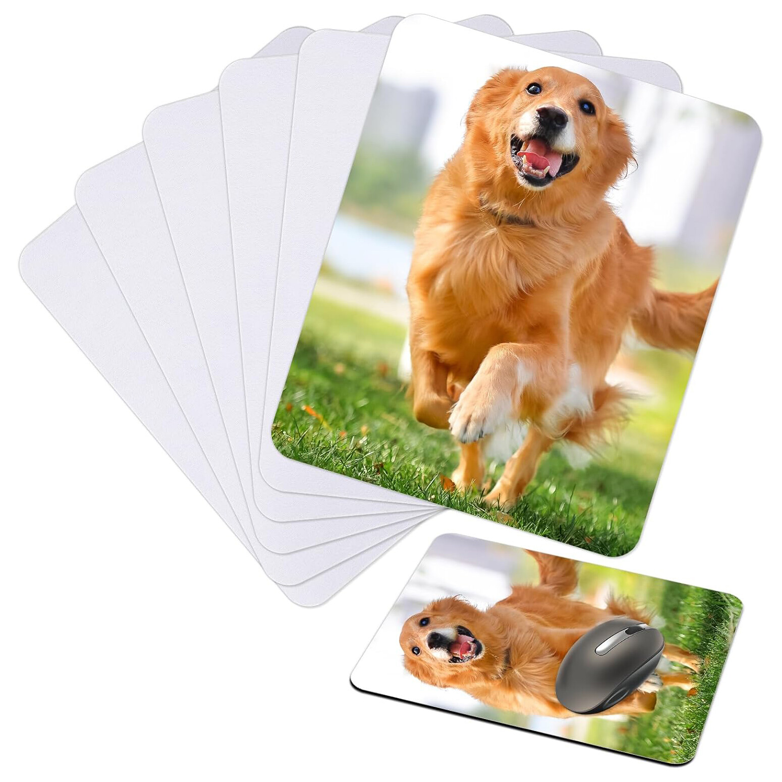 8.3"x10.2" Sublimation Blank Mouse Pad Heat Press Transfer DIY Printed Gift New
