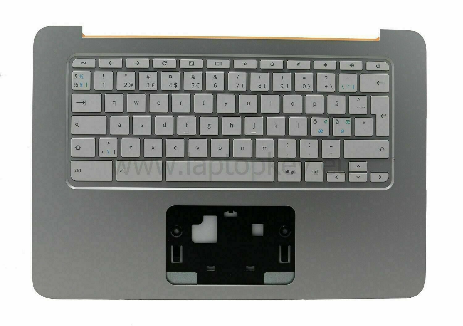 Nordic palmrest with keyboard for HP Chromebook 14-X /HP370.1-NOR-PP