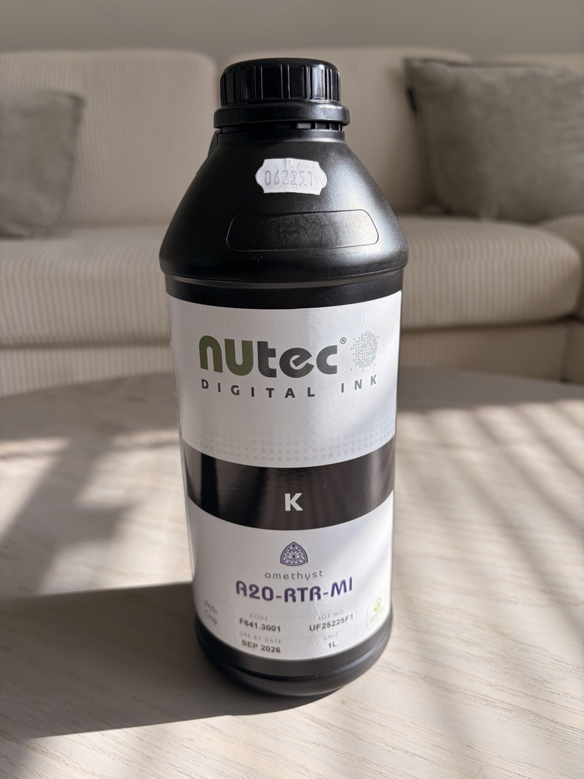 NUTEC Digital Ink Amethyst Black 1L A20-RTR-MI EXP-06/27 (S32)