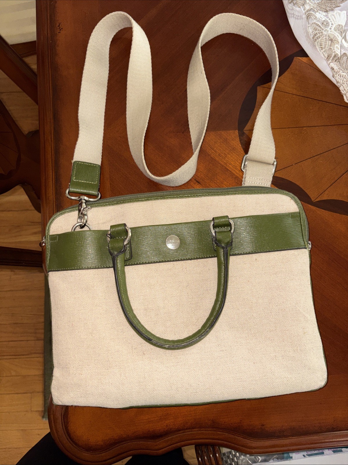 Vintage KNOMO London Avignon Laptop Bag Carrying Case
