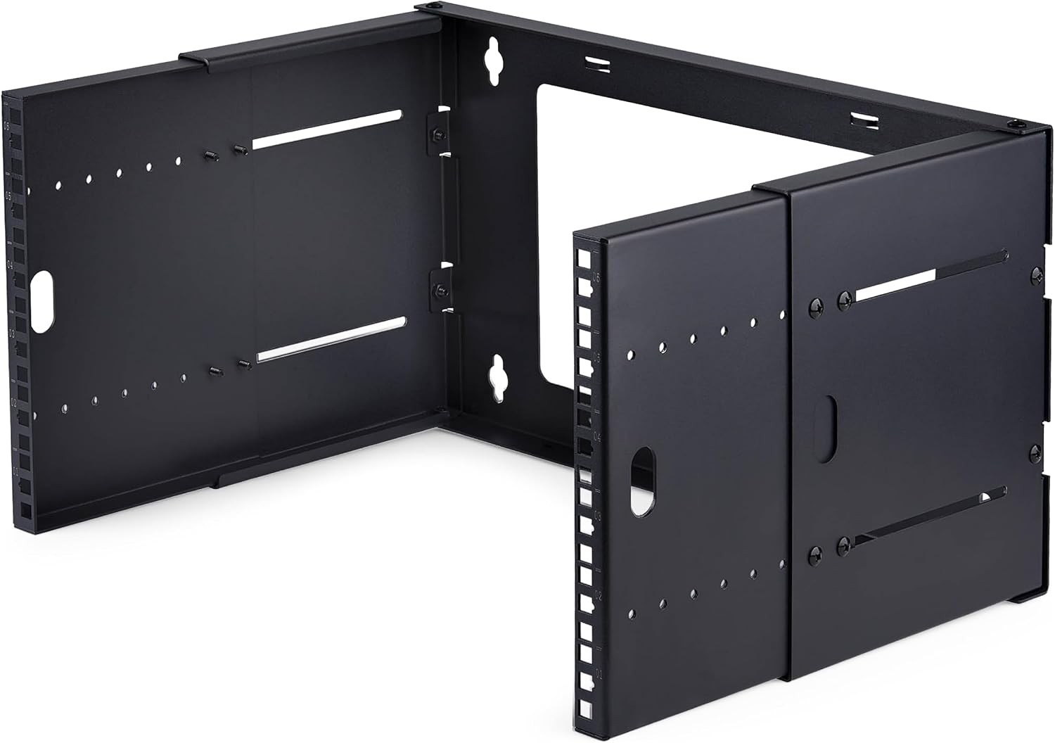 6U 2-Post Wall-Mount Rack Adjustable 88lb