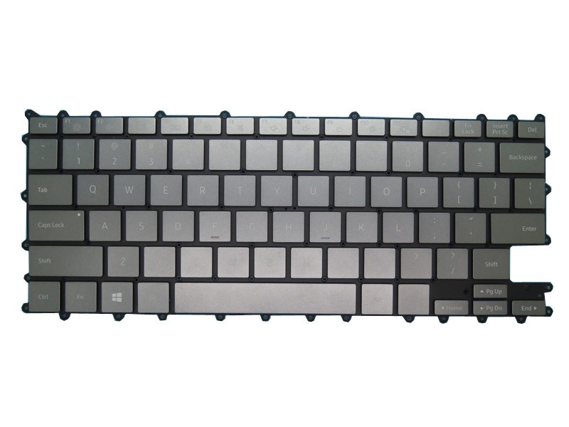 Laptop Keyboard For Samsung NP730QDA 730QDA English US With Backlit Gray New
