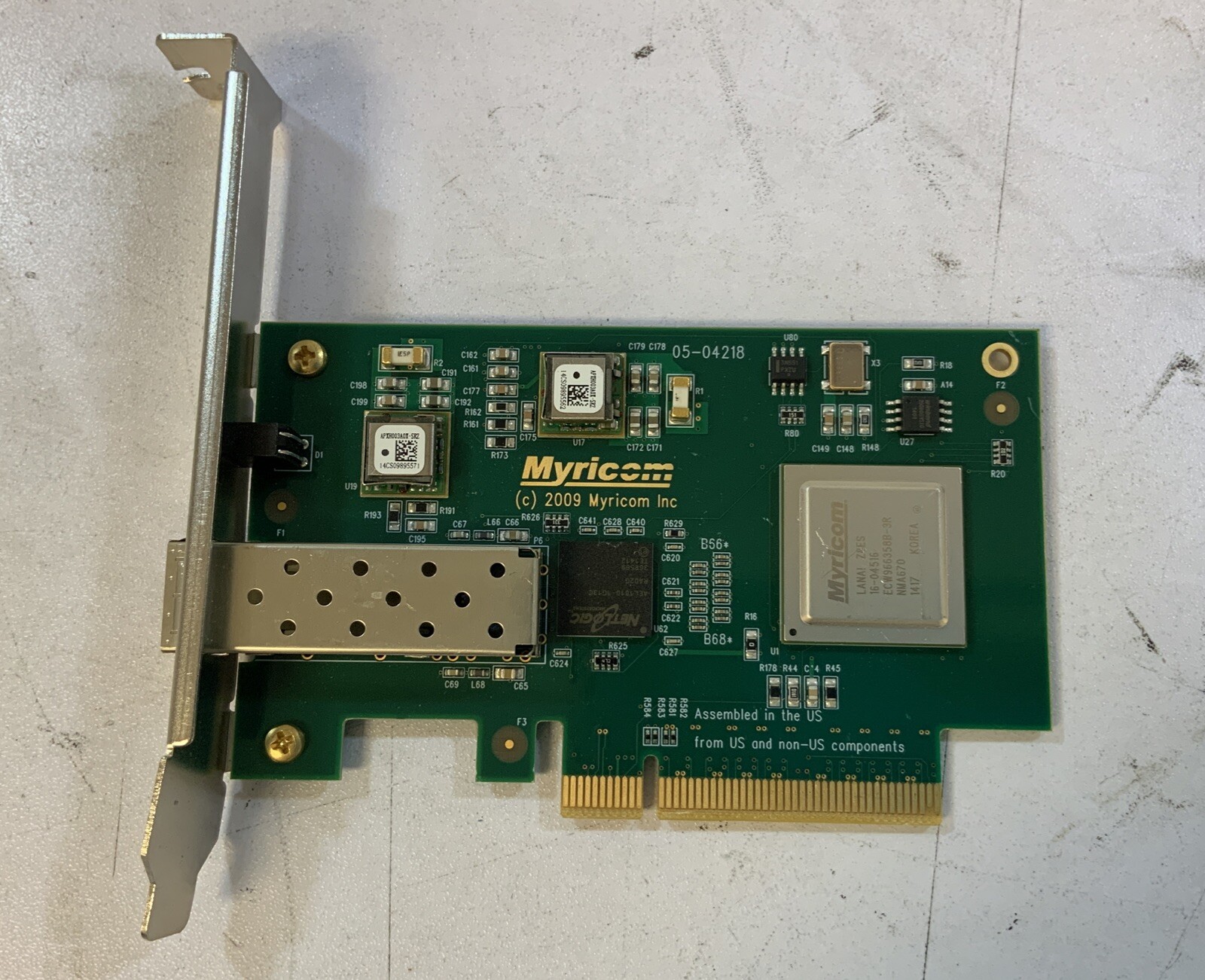Myricom 05-04218 10G-PCIE-8B-S Single Port Network Adapter Card-Q6G