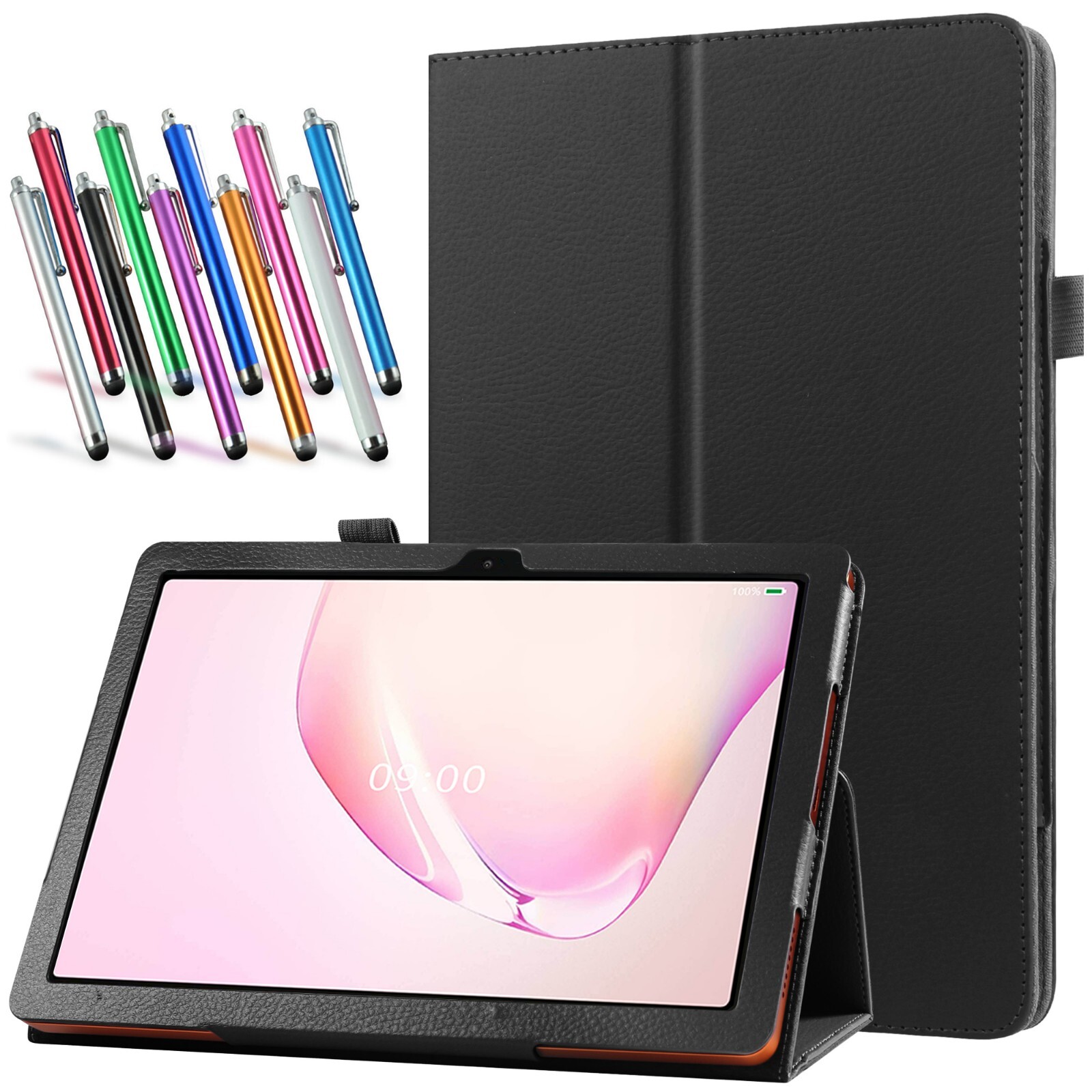 For VORTEX ZTAB10/BTAB10/CMG101/T10M Pro Tablet Case Magnetic Slim Cover+ Stylus
