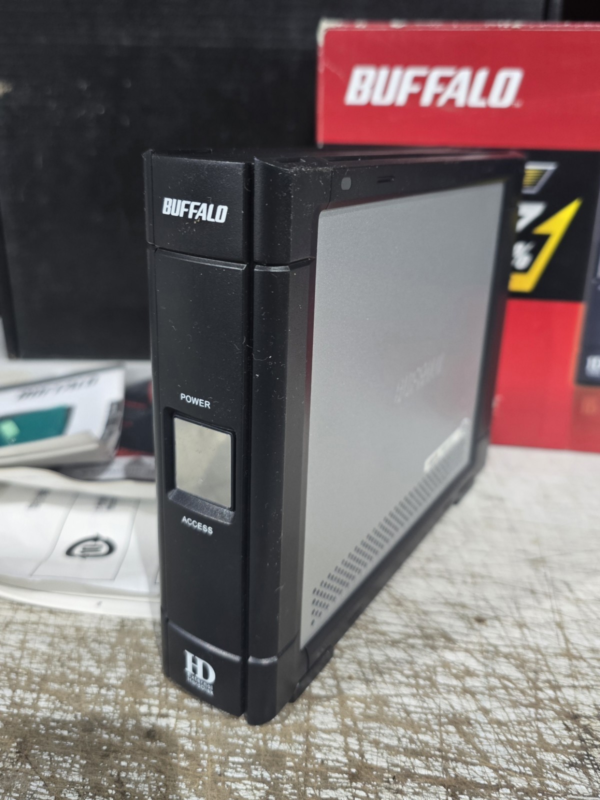 Buffalo HD-HS320U2 320MB USB 2.0 External Hard Disk Drive HDD - Missing PSA